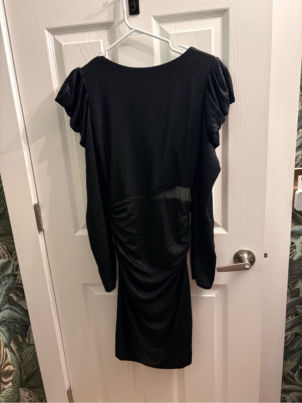 Navy Women's Ruched Cocktail Dress